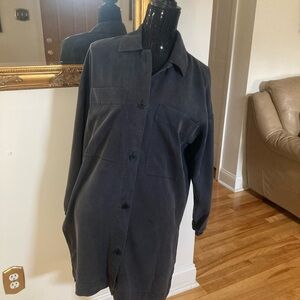 COS Charcoal Shirt Dress